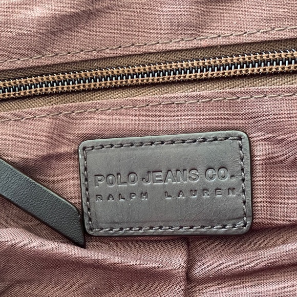 Vintage Polo Ralph Lauren Bag /Suede/Fringed/Saddlebag Style/Chocolate Brown - Picture 6 of 10